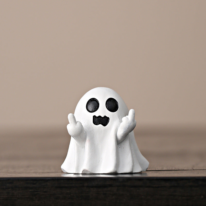 Zen Minimalist Ghost Figurine – Creative Art for Tranquil Spaces | Zen Ara Grove