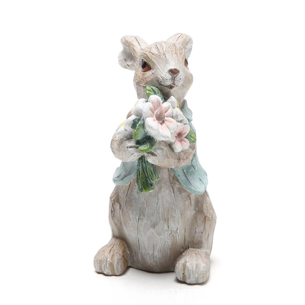 Easter Bunny Figurine Collection – Spring Blessings & New Beginnings | Zen Ara Grove