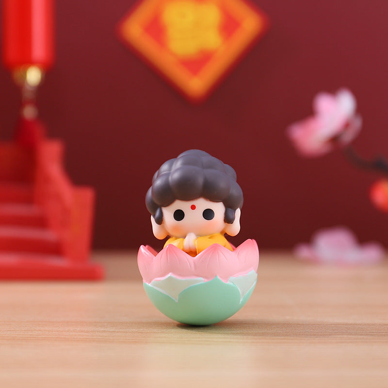 Little Buddha Roly-Poly Figurine | Zen Ara Grove