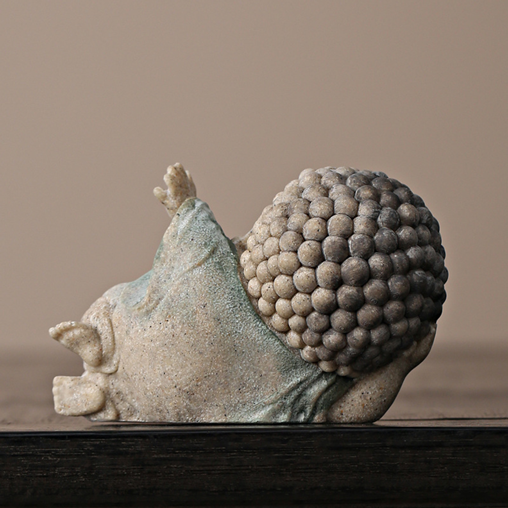 Lying Buddha Novice Statue – Essence of Contentment and Harmony | Zen Ara Grove