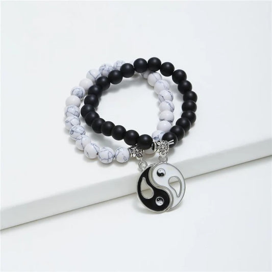 Yin-Yang Harmony Bracelet – Balance of Light and Shadow | Zen Ara Grove