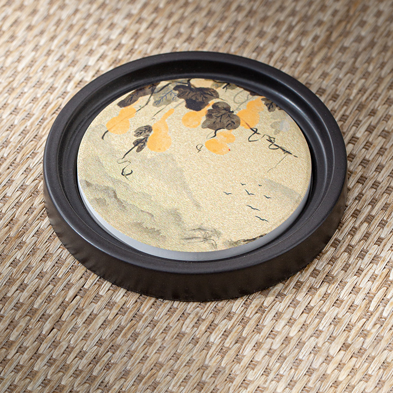 Oriental Zen Style Drink Coaster | Zen Ara Grove
