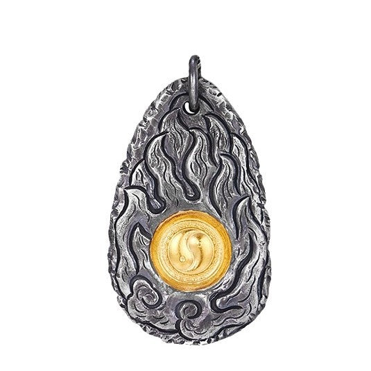 Yin Yang Fire Necklace – Balance of Energy & Inner Strength | Zen Ara Grove