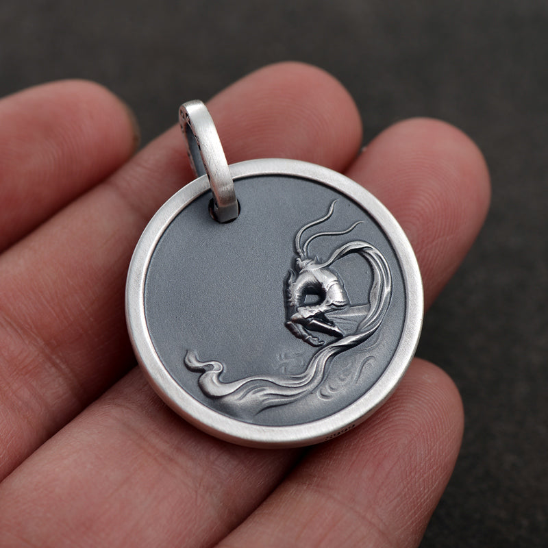 999 Silver  Monkey King Pendant – The Rebel Who Defies Heaven | Zen Ara Grove