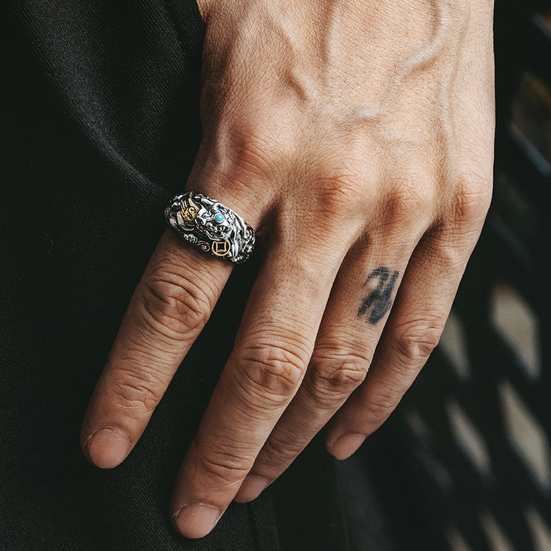 Pixiu Coin Ring – Guardian of Wealth and Fortune | Zen Ara Grove