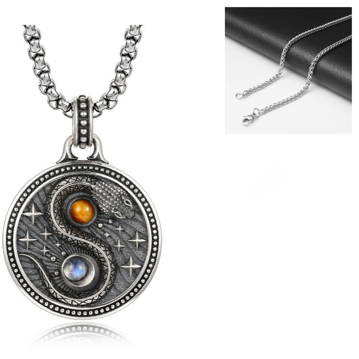 Zen-Inspired Retro Yin-Yang Necklace | Zen Ara Grove
