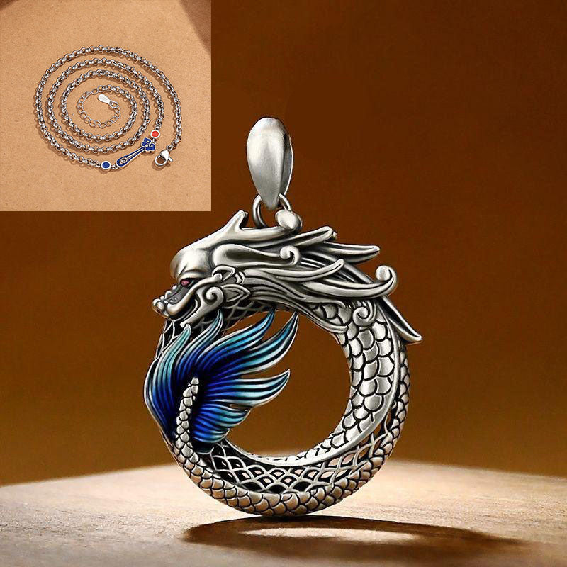 Auspicious Dragon Necklace – Power, Wisdom, and Good Fortune  | Zen Ara Grove