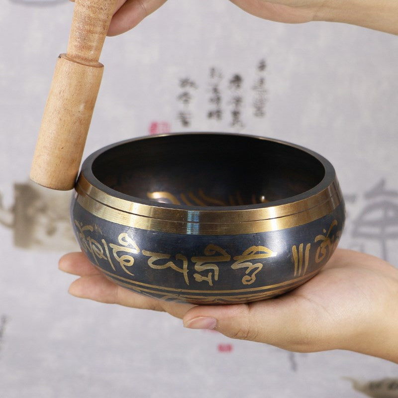 Engraved Om Mani Padme Hum Singing Bowl