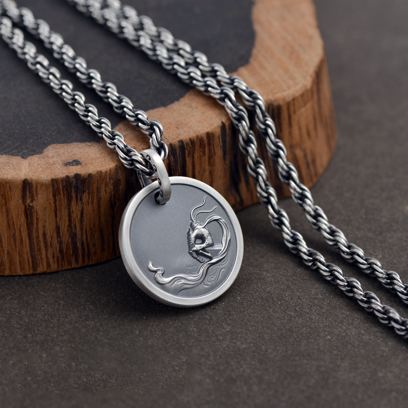 999 Silver  Monkey King Pendant – The Rebel Who Defies Heaven | Zen Ara Grove