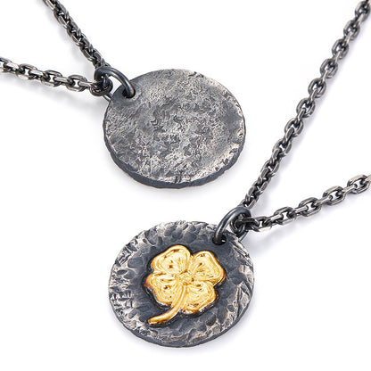 Handmade Thai Silver Clover Necklace for Luck and Blessing | Zen Ara Grove