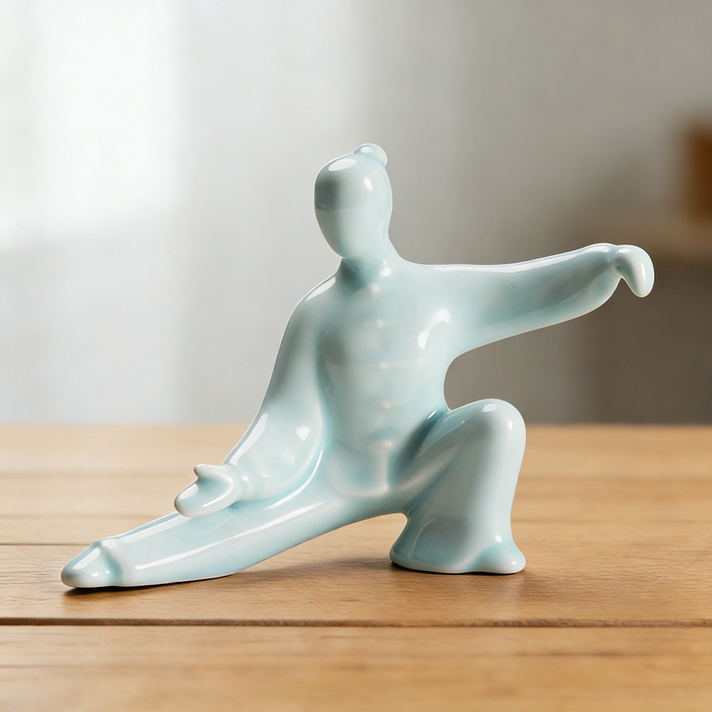 Elegant Female Tai Chi Master Figurine – Grace in Motion | Zen Ara Grove