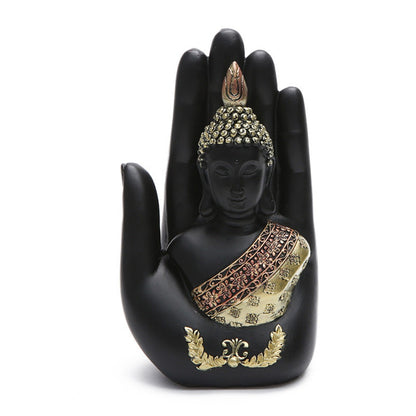 Zen Palm Buddha Figurine | Zen Ara Grove