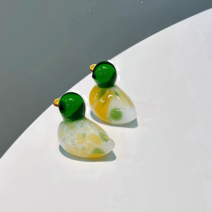 Peaceful Glass Duck Figurine – Bringing Calm Energy and Joy to Your Space | Zen Ara Grove