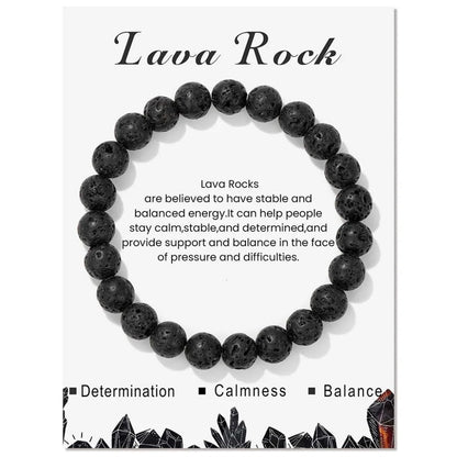 Crystal Beaded Bracelet with Elastic Cord – Handmade Design | Zen Ara Grove
