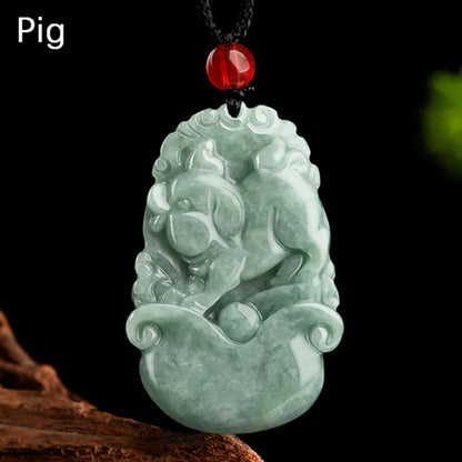 Chinese Zodiac Jade Pendant – Eternal Blessing & Protection | Zen Ara Grove