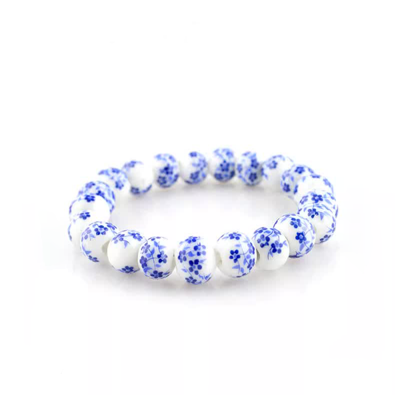 TODAY ONLY! Adjustable Ceramic Bracelet｜Soft Glow & Floral Patterns
