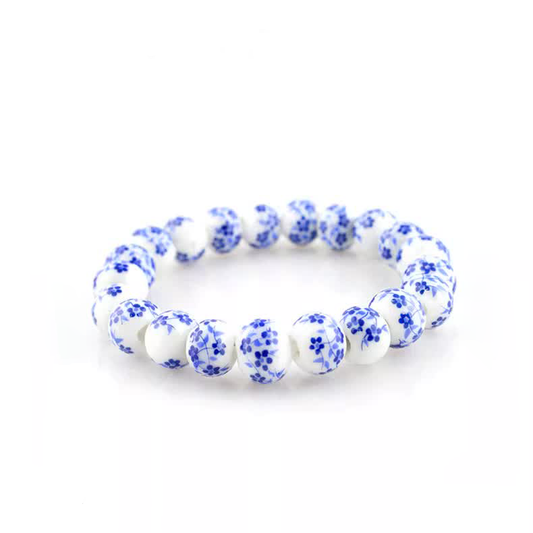 TODAY ONLY! Adjustable Ceramic Bracelet｜Soft Glow & Floral Patterns