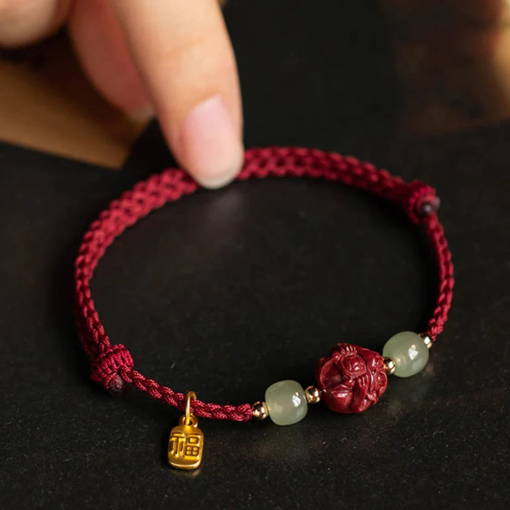 LIMITED TIME OFFER-Handmade Adjustable Red Cord Bracelet – 12 Chinese Zodiac for Good Fortune | Zen Ara Grove