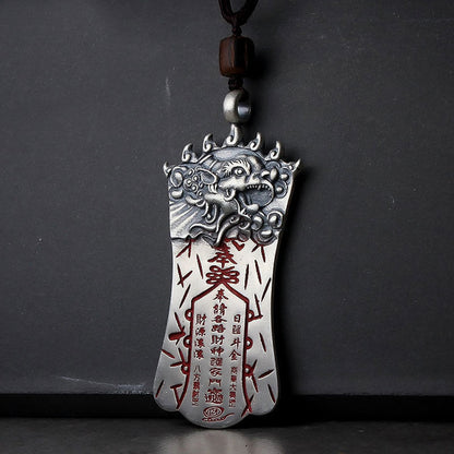 Yin-Yang Pixiu Necklace – Balance & Prosperity | Zen Ara Grove