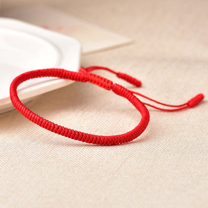 Handmade Multi-Color Diamond Knot Rope Bracelet – Colors Carrying Good Fortune | Zen Ara Grove