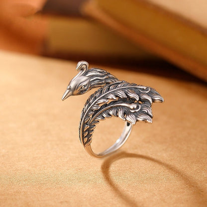Phoenix Ring – Rebirth & Renewal Symbol | Zen Ara Grove