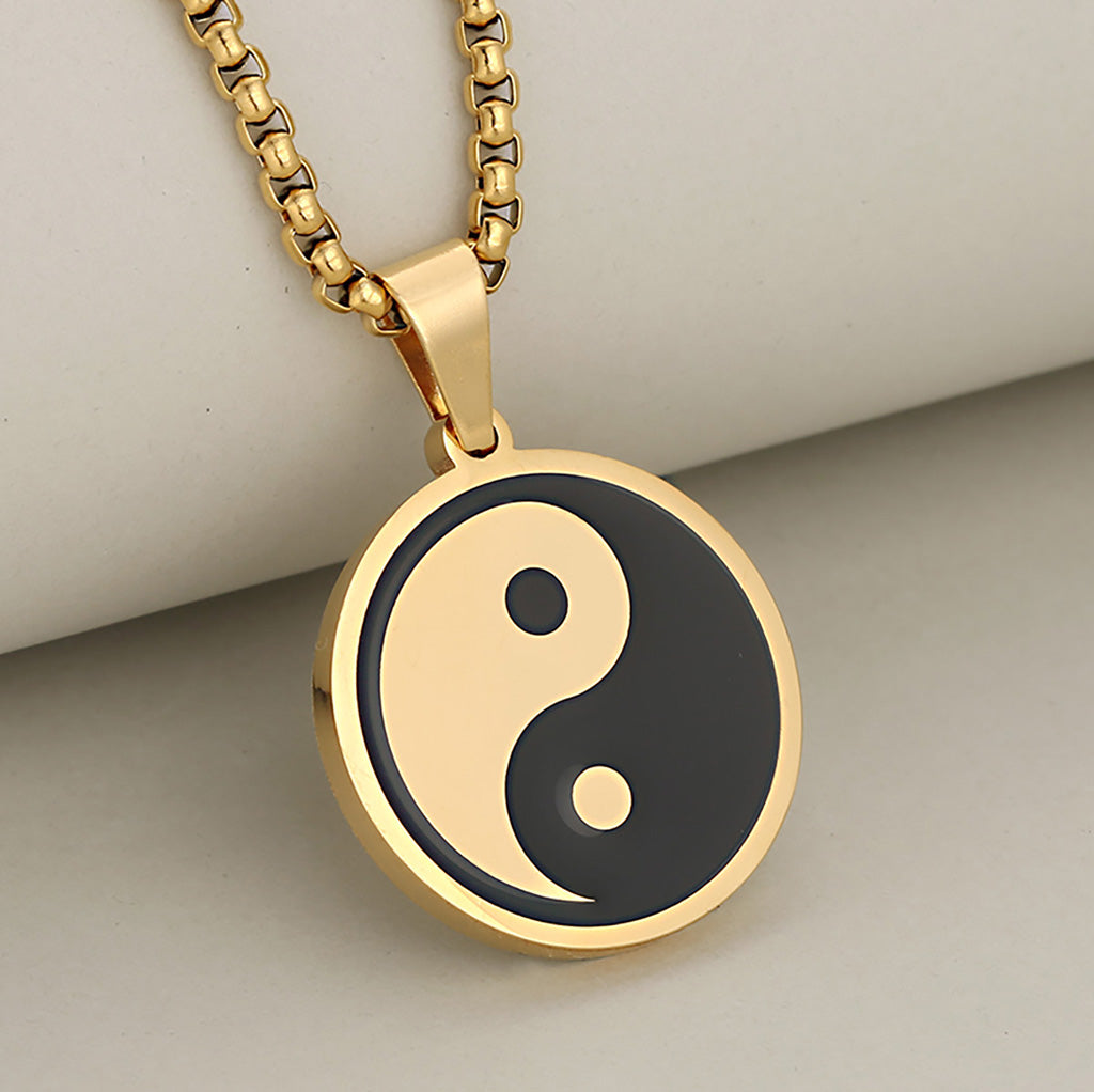 Taiji Yin-Yang Pendant Necklace – Balance & Protection | Zen Ara Grove