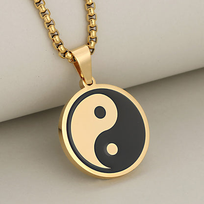 Taiji Yin-Yang Pendant Necklace – Balance & Protection | Zen Ara Grove