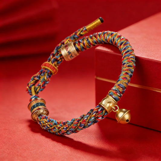 Hand‑Woven Blessing Bracelet – Color Options Symbolizing Peace and Protection | Zen Ara Grove