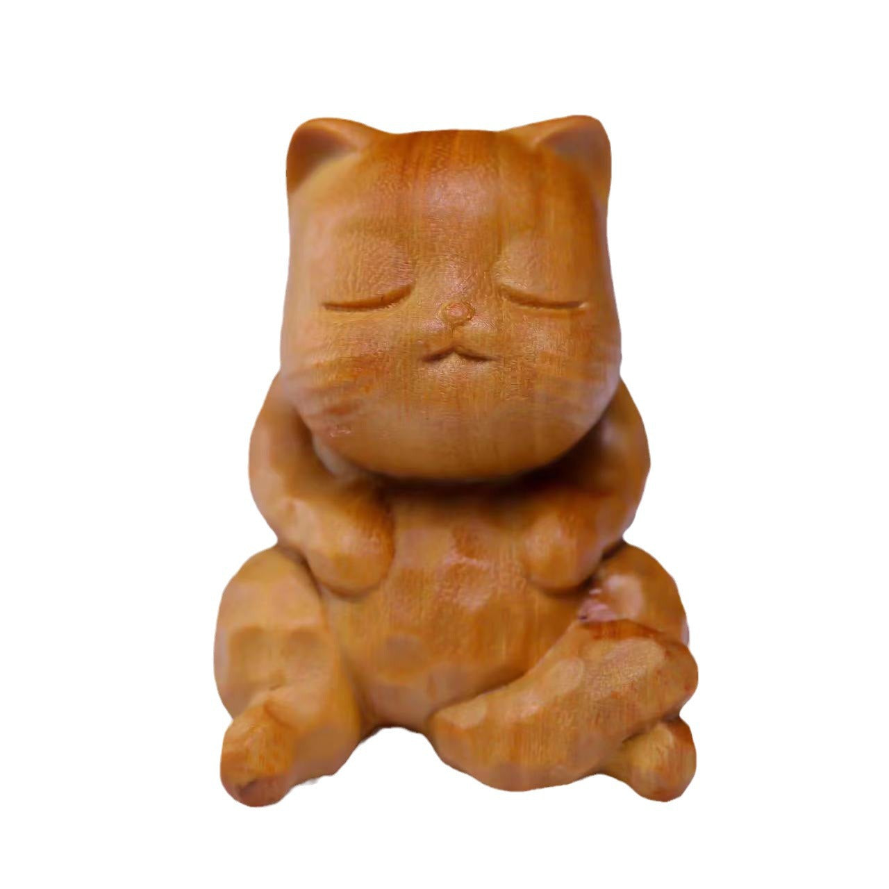 TODAY ONLY! Mini Cute Sitting Cat Sandalwood Protection Home Decoration  | Zen Ara Grove