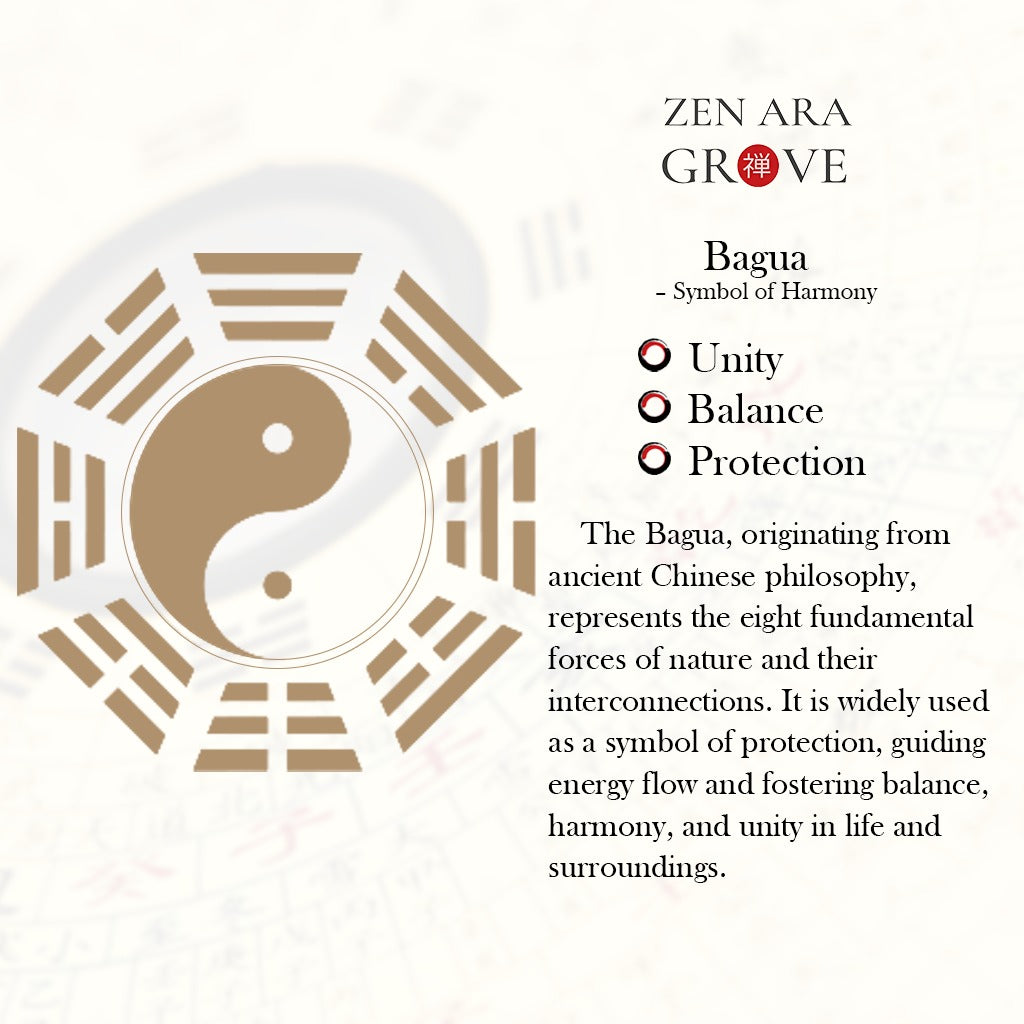 Wearable Daoist Ritual Pendant – Lightning-Struck Wood Carving of Sycee and Taiji-Bagua | Zen Ara Grove