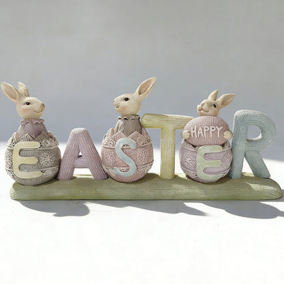 Easter Bunny and Egg Table Décor – Creativity & Joy | Zen Ara Grove