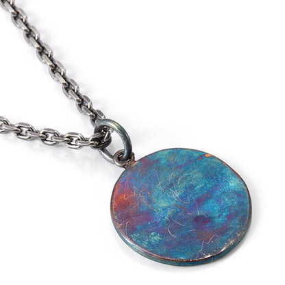 Custom 99 Silver Yin‑Yang Galaxy Pendant – Personalized Necklace of Courage & Infinity | Zen Ara Grove