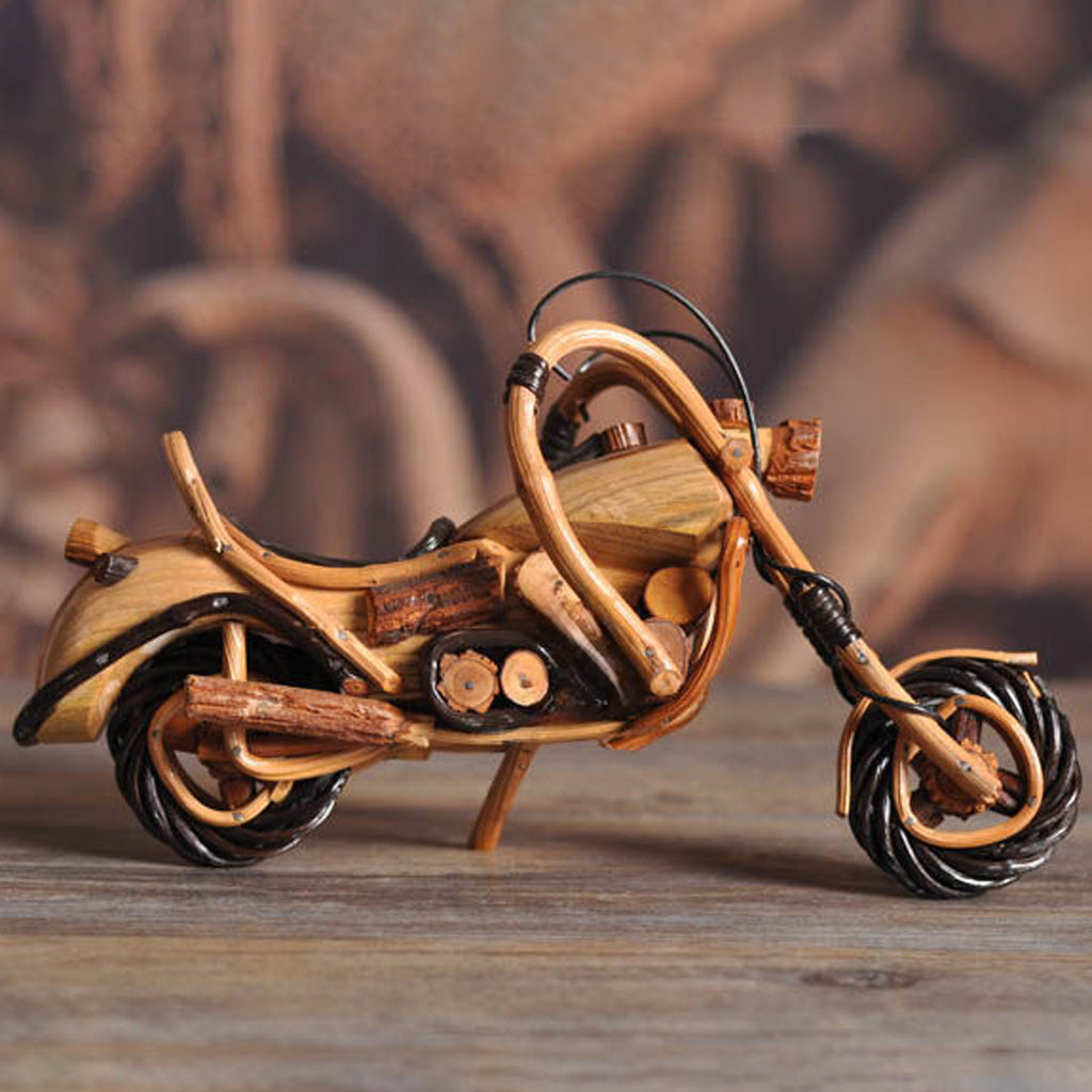 Rustic Rattan Motorcycle Décor – Soul of Freedom, Spirit of Craft | Zen Ara Grove