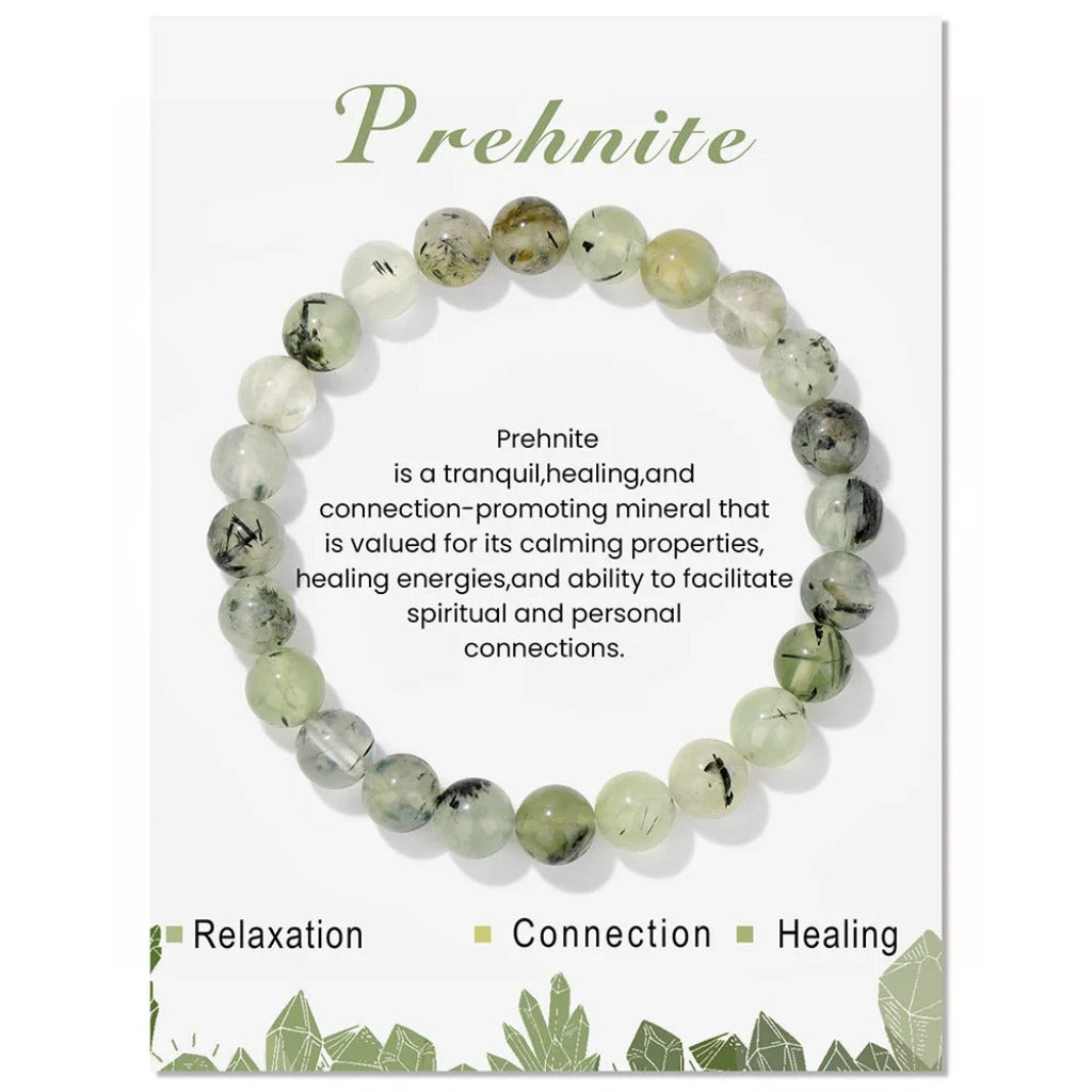 Crystal Beaded Bracelet with Elastic Cord – Handmade Design | Zen Ara Grove