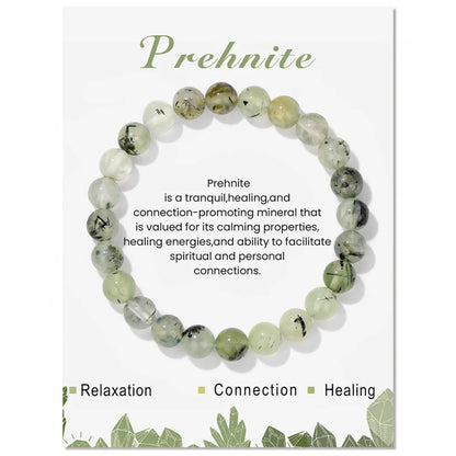 Crystal Beaded Bracelet with Elastic Cord – Handmade Design | Zen Ara Grove