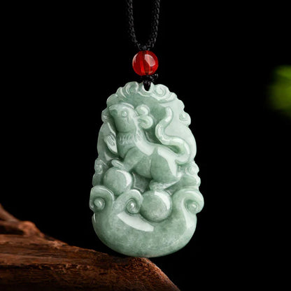 Chinese Zodiac Jade Pendant – Eternal Blessing & Protection | Zen Ara Grove