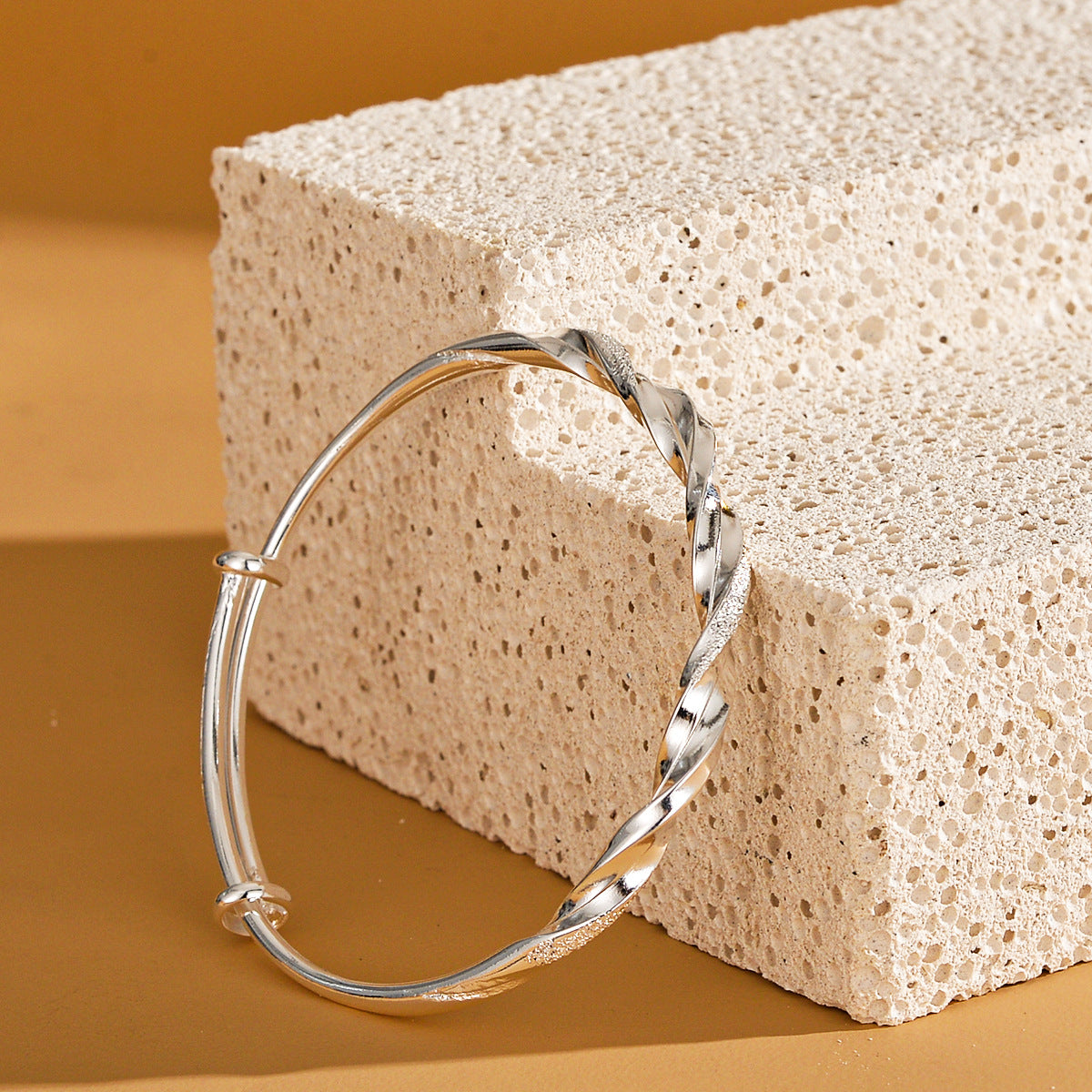 $9.99 Mobius Twist Bangle – Symbol of Infinity and Connection, Adjustable Fit | Zen Ara Grove