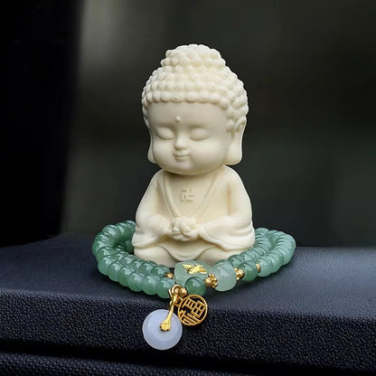 Tagua Nut Buddha Figurine – Hand‑Carved Symbol of Peace | Zen Ara Grove