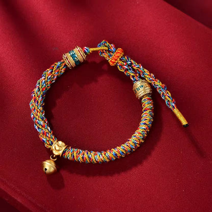 Hand‑Woven Blessing Bracelet – Color Options Symbolizing Peace and Protection | Zen Ara Grove
