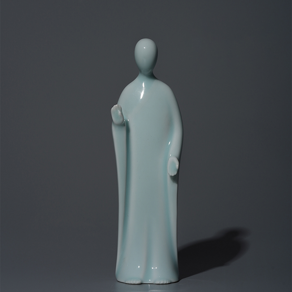 Handcrafted Ceramic Faceless Buddha Mudra Figurines – Embodying Zen Wisdom & Peace | Zen Ara Grove