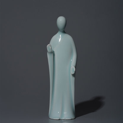 Handcrafted Ceramic Faceless Buddha Mudra Figurines – Embodying Zen Wisdom & Peace | Zen Ara Grove