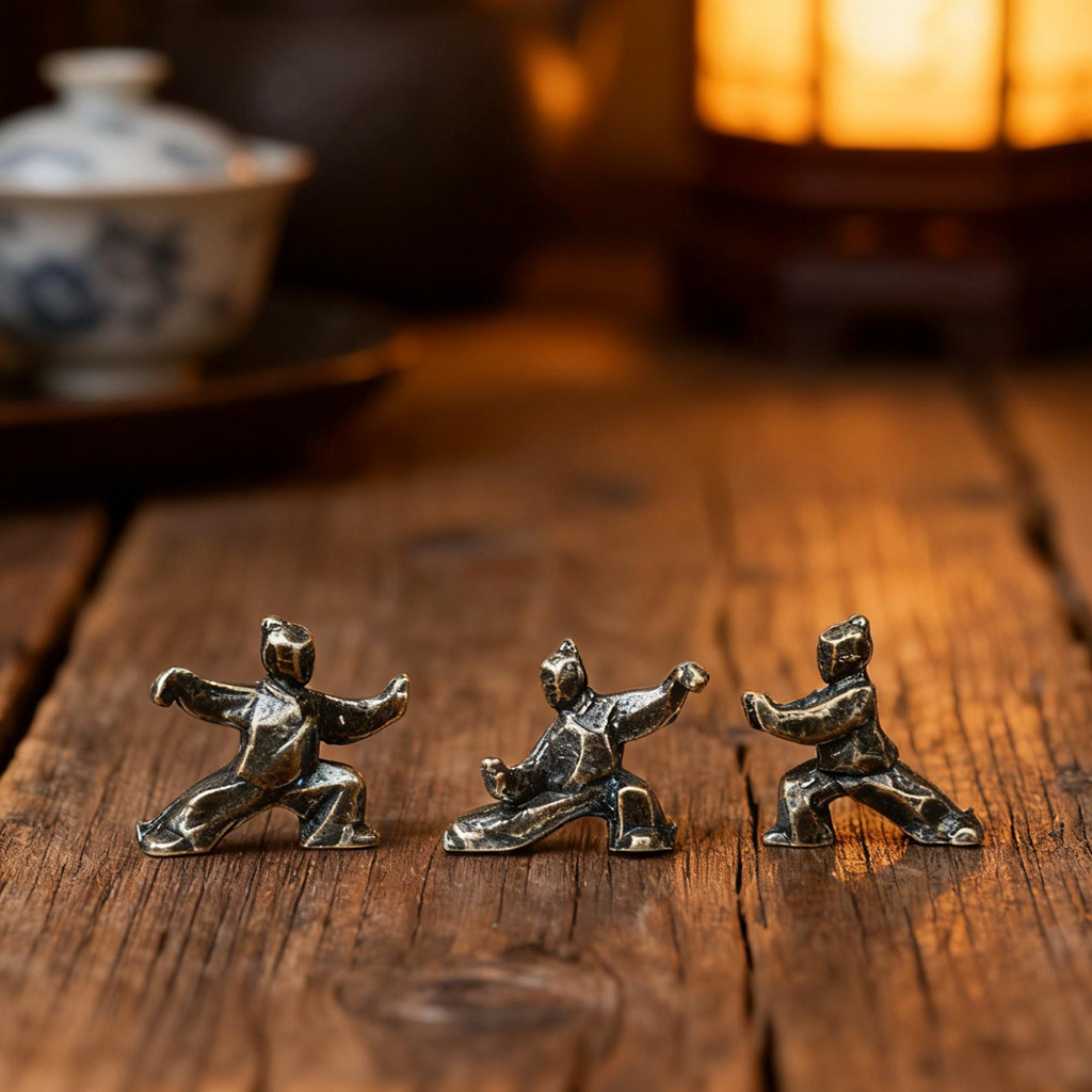 Tai Chi Miniature Figurine – Balance in Motion | Zen Ara Grove