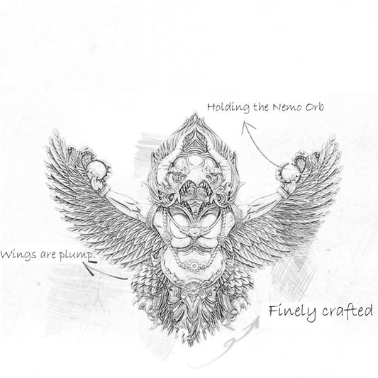 Celestial Roc Pendant – Dapeng Wings of Vision and Courage | Zen Ara Grove