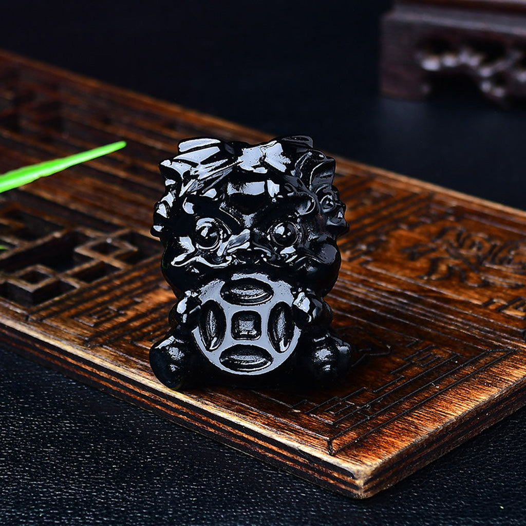 Crystal Pixiu Hand‑Carved Figurine — Meaning of Prosperity & Protection | Zen Ara Grove
