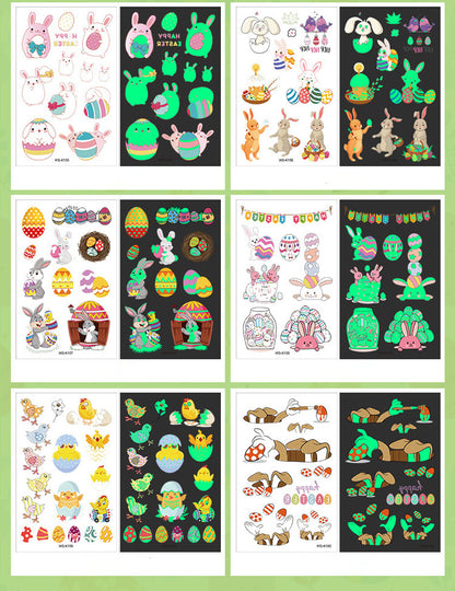Glow‑in‑the‑Dark Easter Tattoo Stickers – Fun & Creativity | Zen Ara Grove