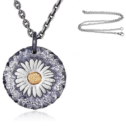 $9.99 LIMITED TIME OFFER Vintage Daisy Blossom Pendant | Zen Ara Grove