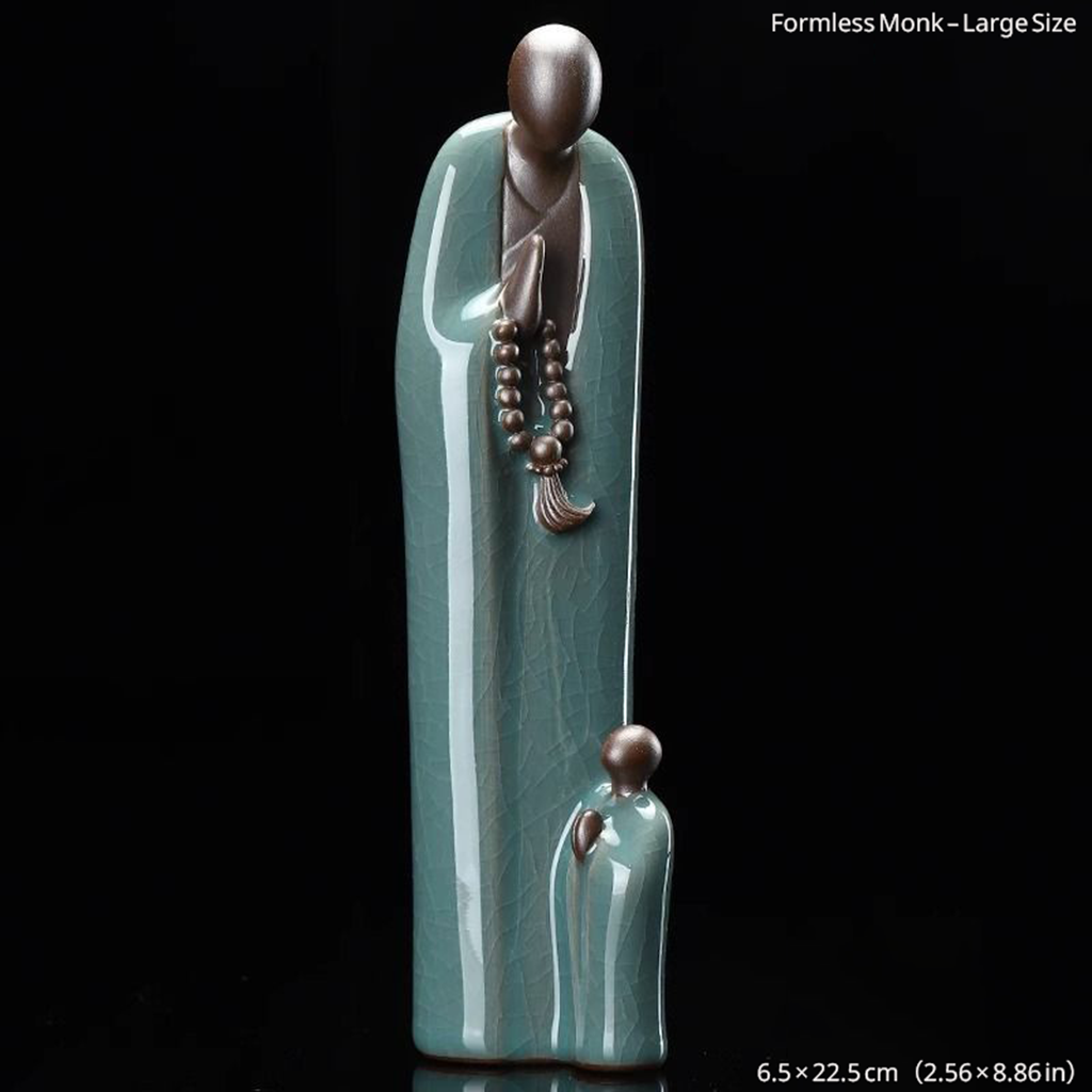 Minimalist Ceramic Formless Buddha – Serene Meditation Decor for Mindful Living | Zen Ara Grove