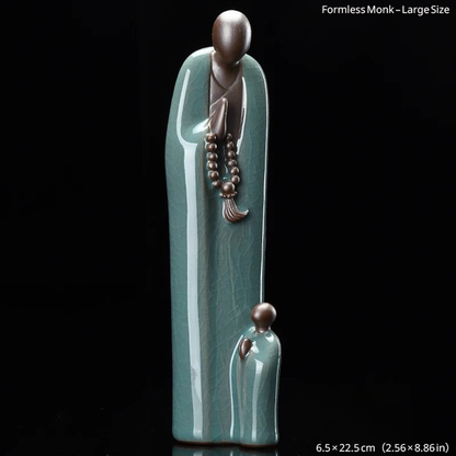 Minimalist Ceramic Formless Buddha – Serene Meditation Decor for Mindful Living | Zen Ara Grove