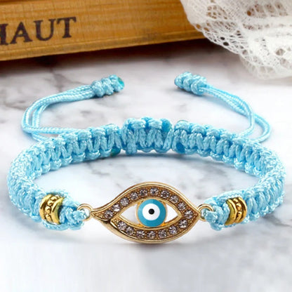 Adjustable Evil Eye Cord Bracelet – Ward Off Negativity, Invite Good Fortune | Zen Ara Grove