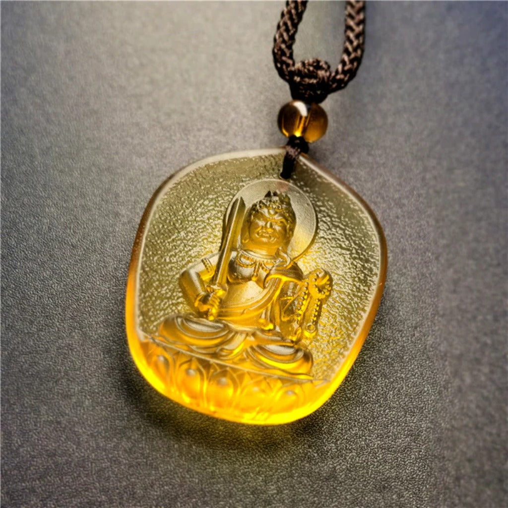 Waterdrop Liuli Buddha Pendant – Symbol of Peace and Blessings | Zen Ara Grove
